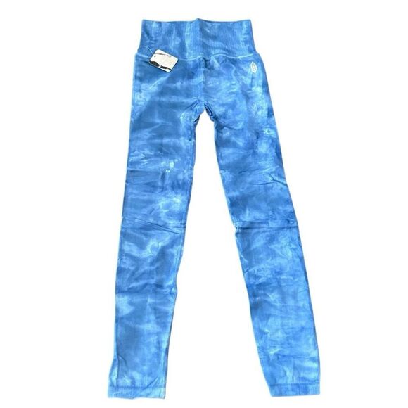 FP Movement by Free People Good Karma Women XS/S High Rise Tie Dye 7/8 Leggings - Picture 3 of 6